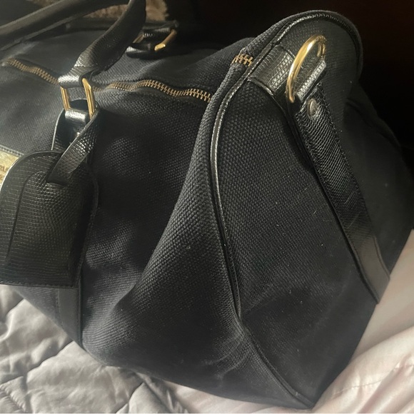 Victoria Secret rare Overnight canvas travel Bag with replaced shoulder straps. - Picture 5 of 11